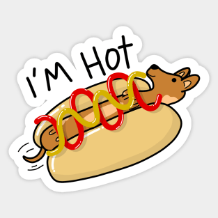 Hot Dog funny Sticker